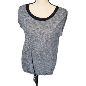 Banana Republic Scoop Neck Drawstring Knit Top